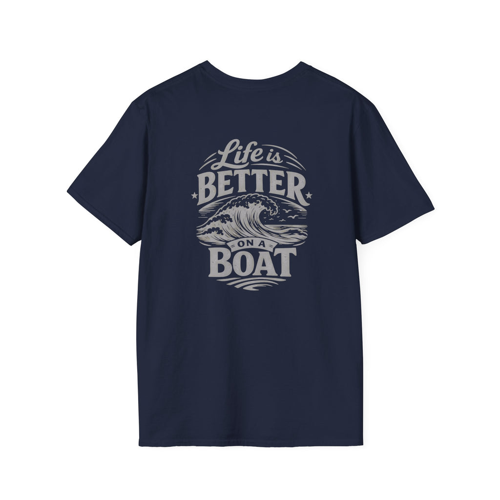 LIfe is better on a Boat Tshirt, Boat Shirt, Vacation Shirt, Summer Tshirt