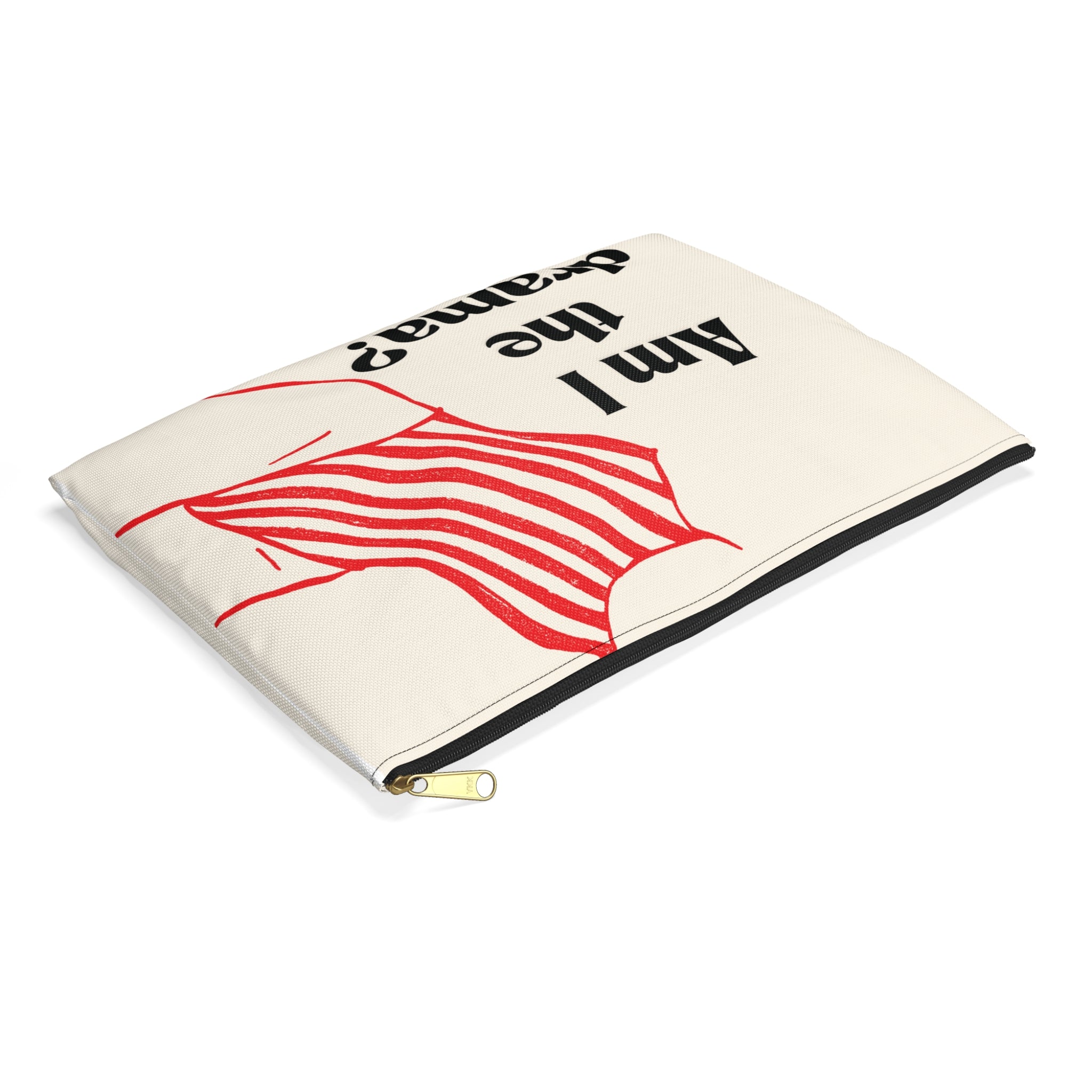 Am I the Drama? Accessory Pouch, Funny Make-up bag,  Cheeky swimsuit, Travel case