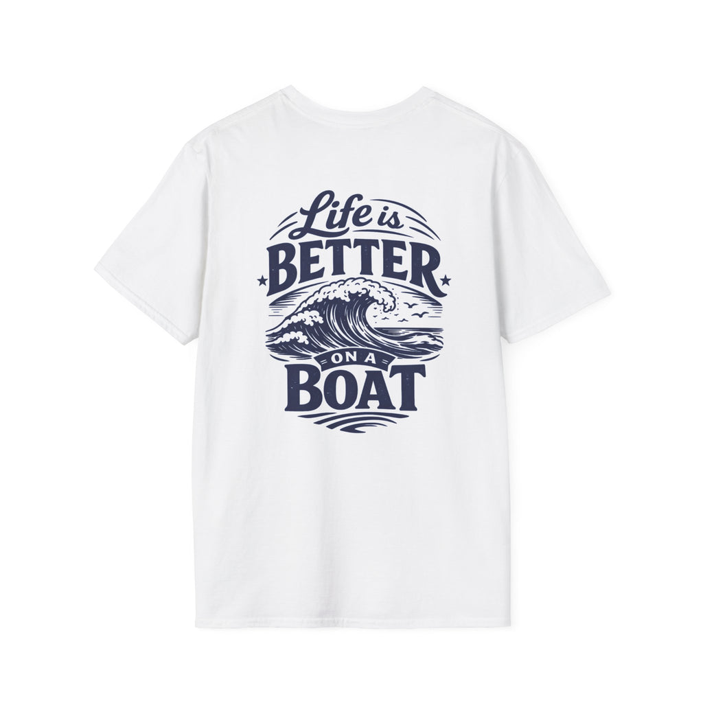 LIfe is better on a Boat Tshirt, Boat Shirt, Vacation Shirt, Summer Tshirt