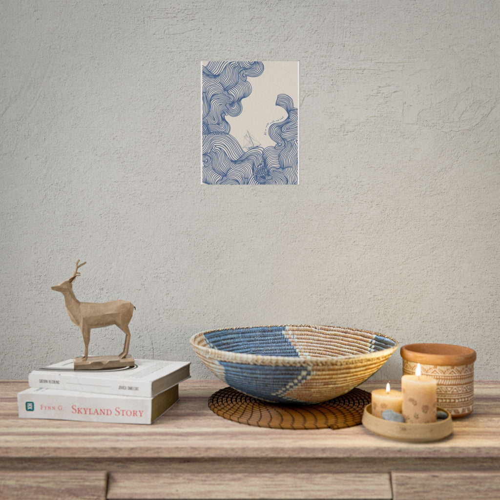 It Is Well With My Soul Waves Poster | Rolled Poster, Inspirational Poster