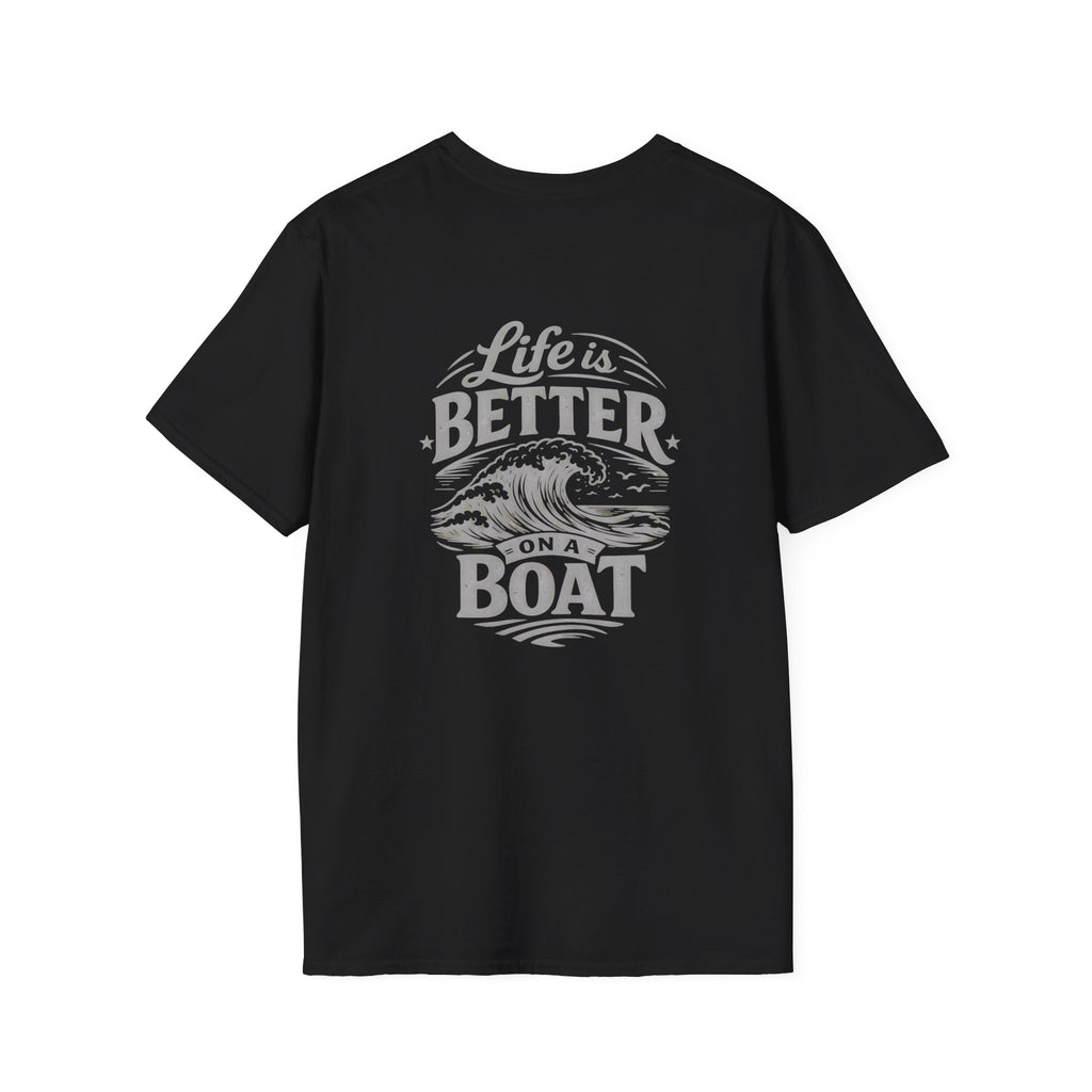 LIfe is better on a Boat Tshirt, Boat Shirt, Vacation Shirt, Summer Tshirt